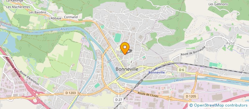 localisation de l'entreprise L'ESSENCIEL DE LUCIE  BONNEVILLE