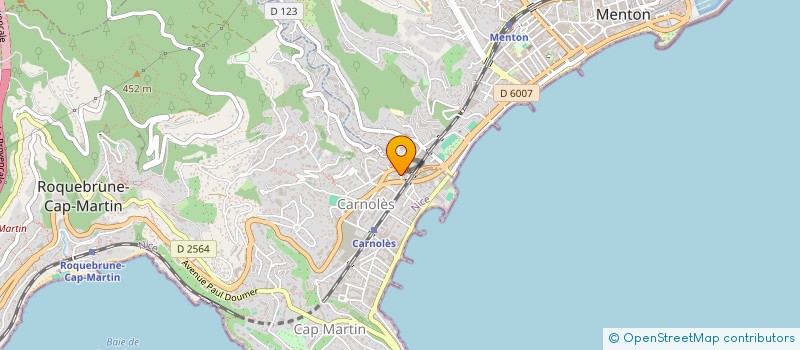 localisation de l'entreprise L'ESSENTI' ELLE à ROQUEBRUNE-CAP-MARTIN