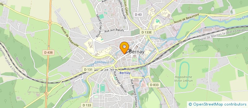 localisation de l'entreprise L'ESSENTIA à BERNAY