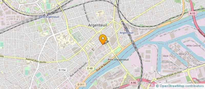 localisation de l'entreprise L'ESSENTIEL  ARGENTEUIL