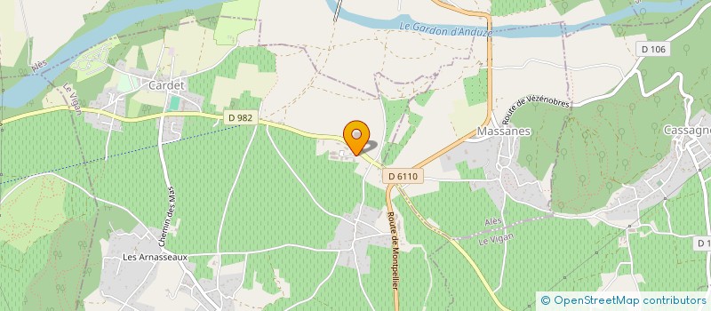 localisation de l'entreprise L'ESSENTIEL  MEJANNES-LES-ALES