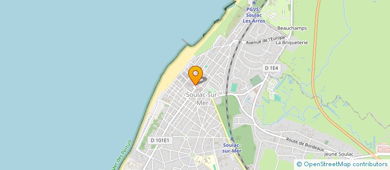 localisation de l'entreprise L'ESSENTIEL  SOULAC-SUR-MER