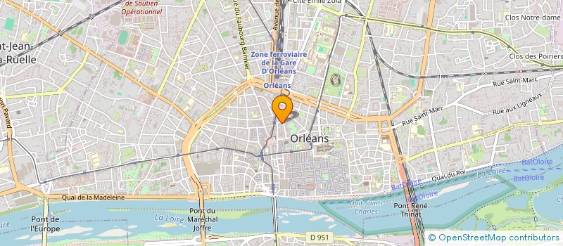 localisation de l'entreprise L'ESSENTIEL à ORLEANS