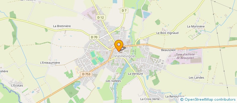 localisation de l'entreprise L'ESSENTIEL  VIEILLEVIGNE