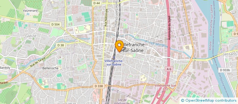 localisation de l'entreprise L'ESSENTIEL  VILLEFRANCHE-SUR-SAONE