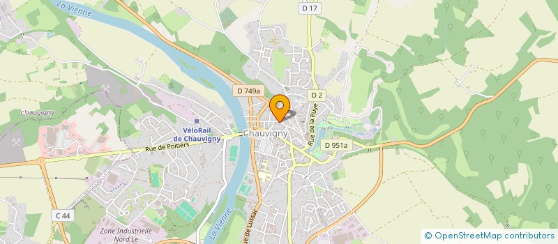 localisation de l'entreprise L'ESSENTIEL  CHAUVIGNY