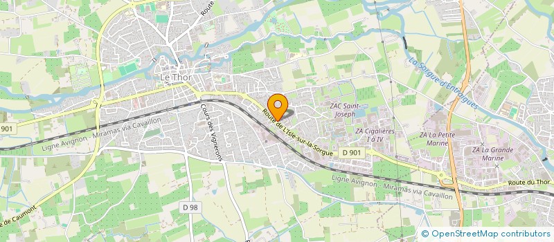 localisation de l'entreprise L'ESSENTIEL  LE THOR
