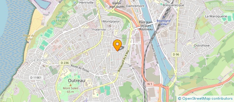 localisation de l'entreprise L'ESSENTIEL BW  OUTREAU