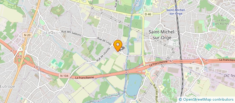 localisation de l'entreprise L'ESSENTIEL DU MOTARD à MONTLHERY