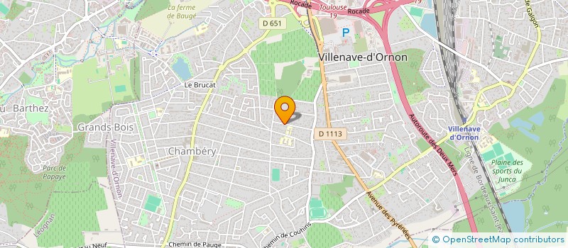 localisation de l'entreprise L'ESSENTIELLE à VILLENAVE-D'ORNON