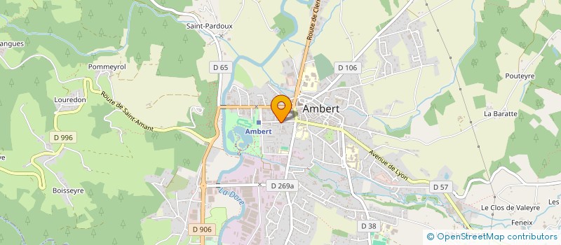localisation de l'entreprise L'ESSIEU DES MONDES à AMBERT