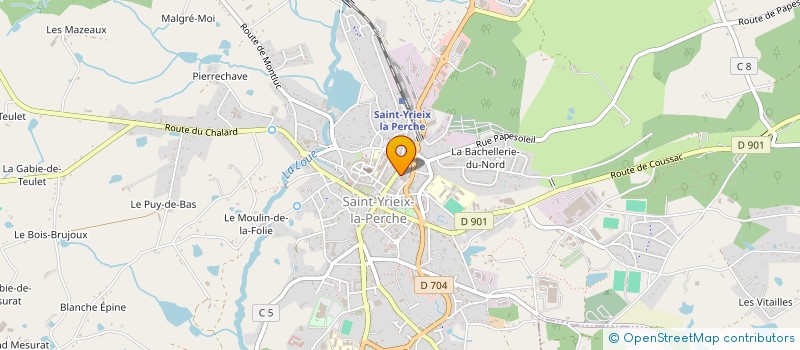 localisation de l'entreprise L'ESSOR  GLANDON