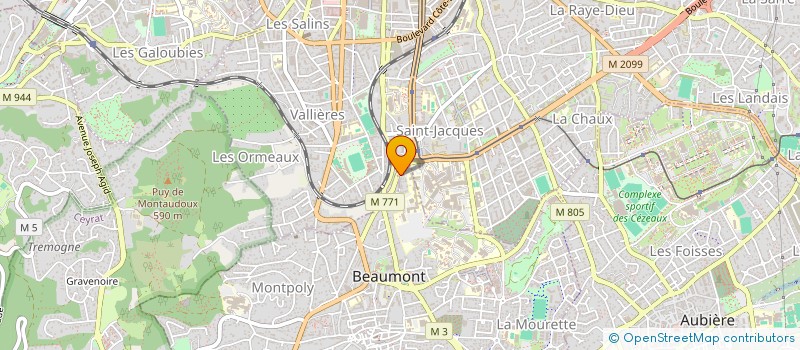 localisation de l'entreprise L'ESSOR à BEAUMONT