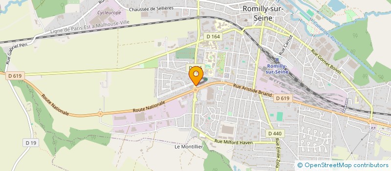 localisation de l'entreprise L'EST-ELEC à ROMILLY-SUR-SEINE