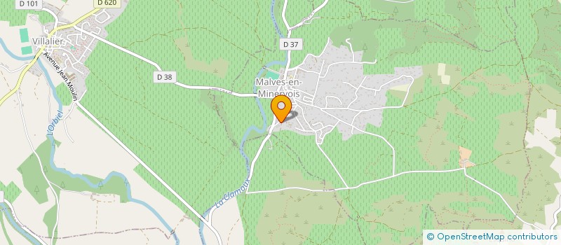 localisation de l'entreprise L ESTABAR III à MALVES-EN-MINERVOIS
