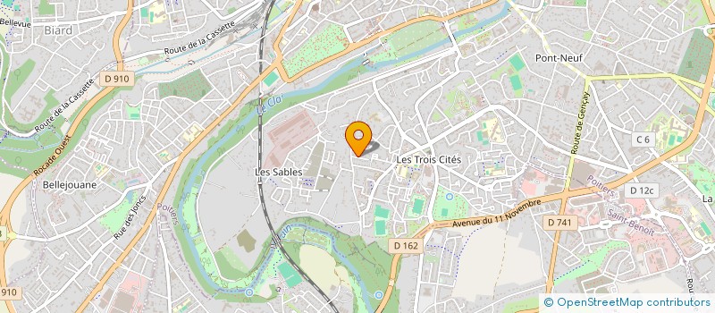 localisation de l'entreprise L'ESTABLIE à POITIERS