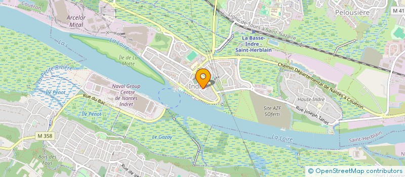 localisation de l'entreprise L'ESTACADE NAVALE  INDRE