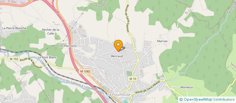 localisation de l'entreprise L'ESTAGNOL  LA FOUILLOUSE