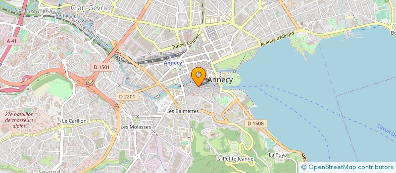 localisation de l'entreprise L'ESTAMINET à ANNECY