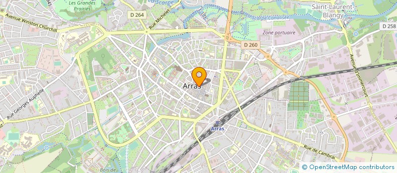 localisation de l'entreprise L'ESTAMINET à ARRAS
