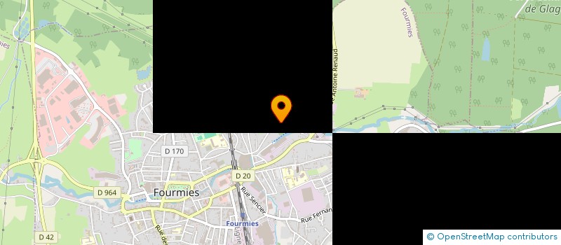 localisation de l'entreprise L'ESTAMINET  FOURMIES