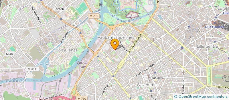 localisation de l'entreprise L'ESTAMINET à LILLE