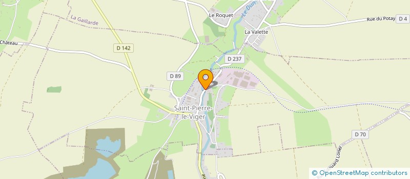 localisation de l'entreprise L'ESTAMINET  SAINT-PIERRE-LE-VIGER