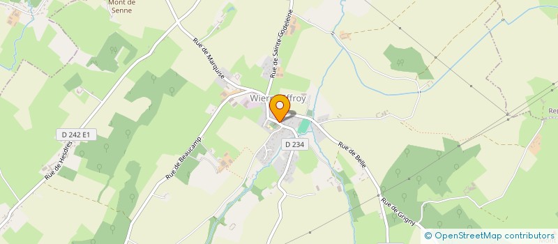 localisation de l'entreprise L'ESTAMINET DU CENTRE  WIERRE-EFFROY