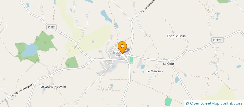 localisation de l'entreprise L'ESTAMINET ESSE SARL à ESSE
