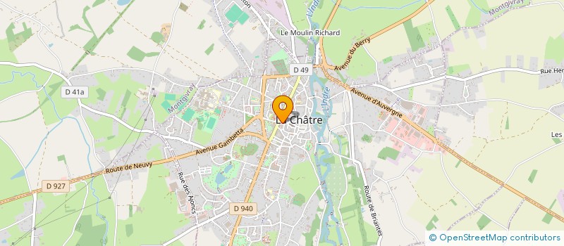localisation de l'entreprise L'ESTAMINET GASCON à LA CHATRE