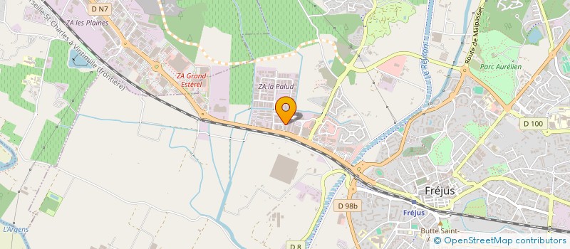 localisation de l'entreprise L'ESTAMPE à FREJUS