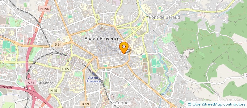 localisation de l'entreprise L ESTAMPILLE  AIX EN PROVENCE