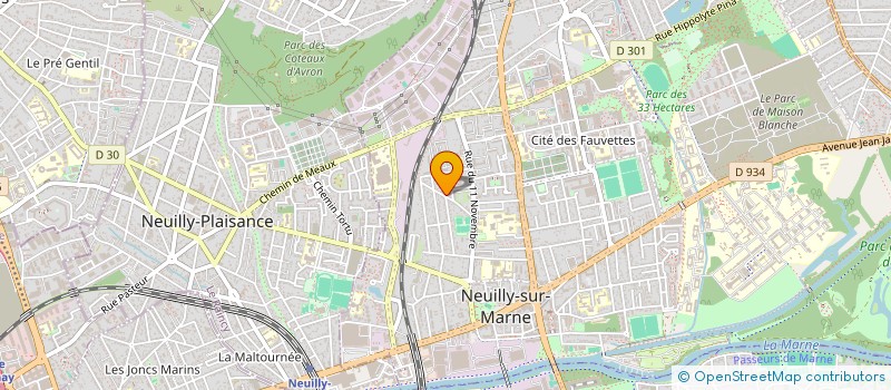 localisation de l'entreprise L'ESTAMPILLE à NEUILLY-SUR-MARNE