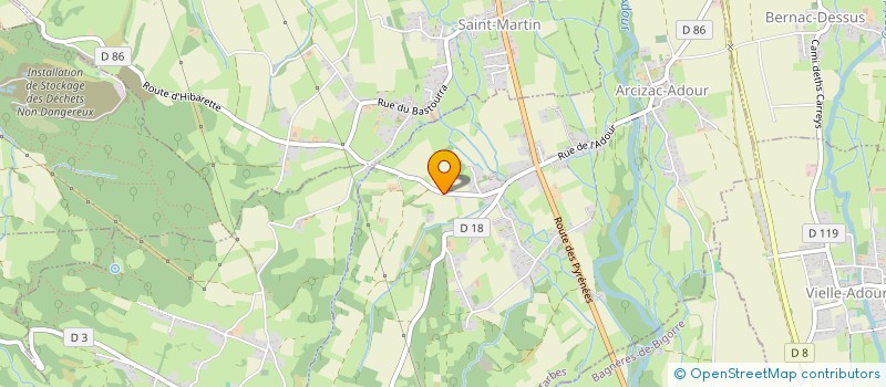 localisation de l'entreprise L'ESTAMPILLE SCI  ARCIZAC-ADOUR