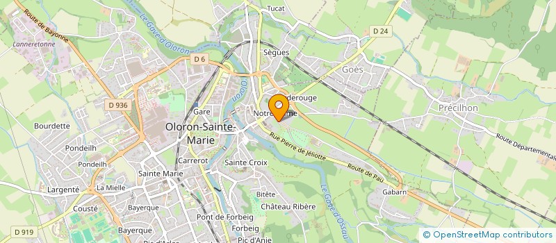 localisation de l'entreprise L'ESTANC  OLORON SAINTE MARIE