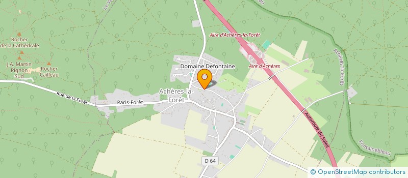 localisation de l'entreprise L'ESTANCIA à ACHERES-LA-FORET