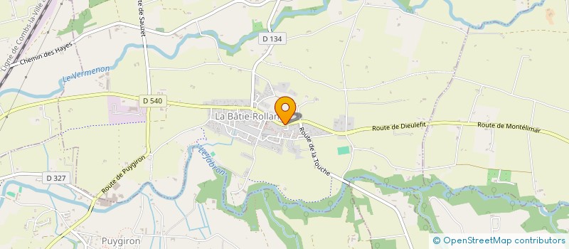 localisation de l'entreprise L'ESTANCOT BIO  LA BATIE-ROLLAND