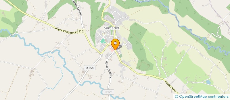 localisation de l'entreprise L ESTANQUET  SAMADET