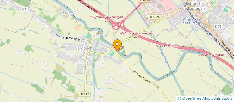 localisation de l'entreprise L'ESTANQUET  GARDOUCH