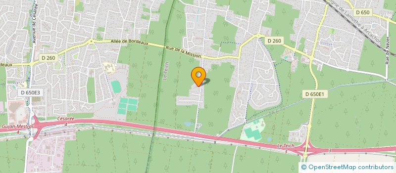 localisation de l'entreprise L'ESTANQUET  LE TEICH