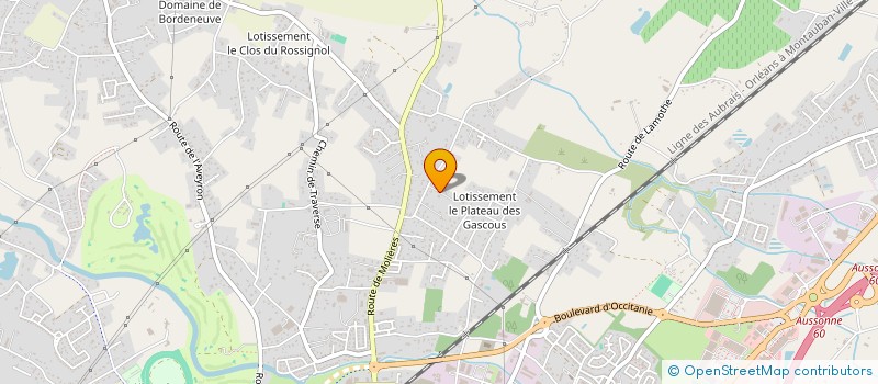 localisation de l'entreprise L'ESTANY  MONTAUBAN