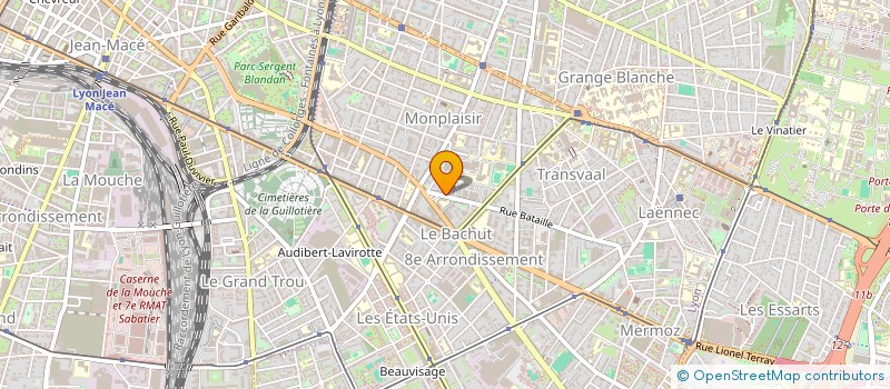 localisation de l'entreprise L ESTAOU  LYON