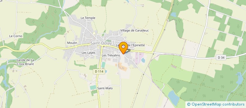 localisation de l'entreprise L'ESTARTIT  SAINT-DOLAY