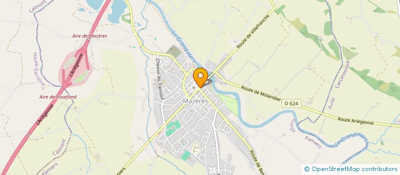 localisation de l'entreprise L'ESTAUBLOU à MAZERES