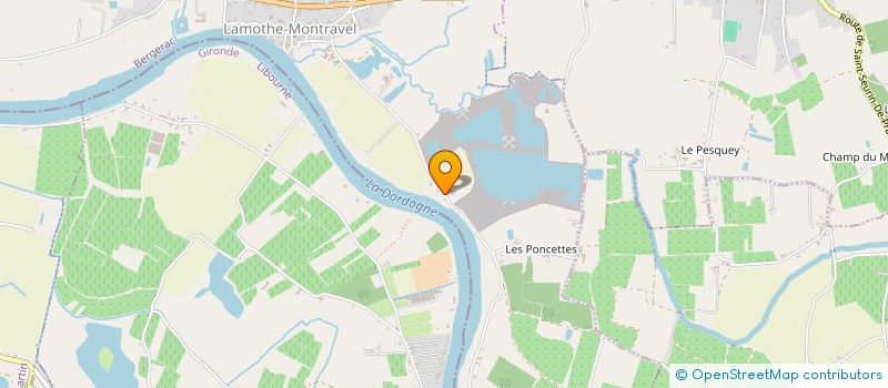 localisation de l'entreprise L'ESTAY  LAMOTHE-MONTRAVEL