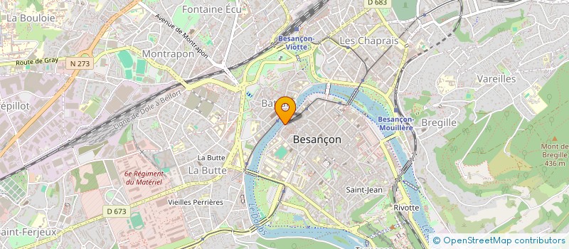 localisation de l'entreprise L'ESTEBAN à BESANCON