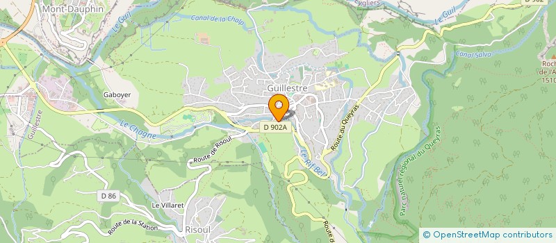 localisation de l'entreprise L'ESTELE à GUILLESTRE