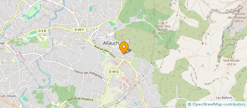 localisation de l'entreprise L ESTELLE  ALLAUCH