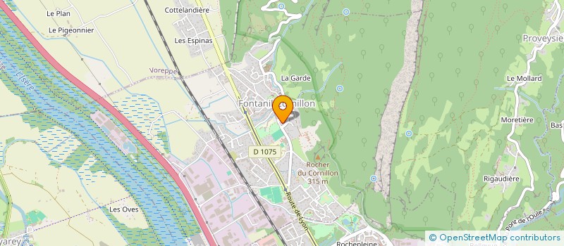localisation de l'entreprise L'ESTEOUS  FONTANIL-CORNILLON