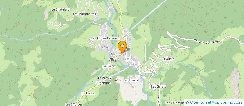 localisation de l'entreprise L'ESTERAY  BEAUFORT